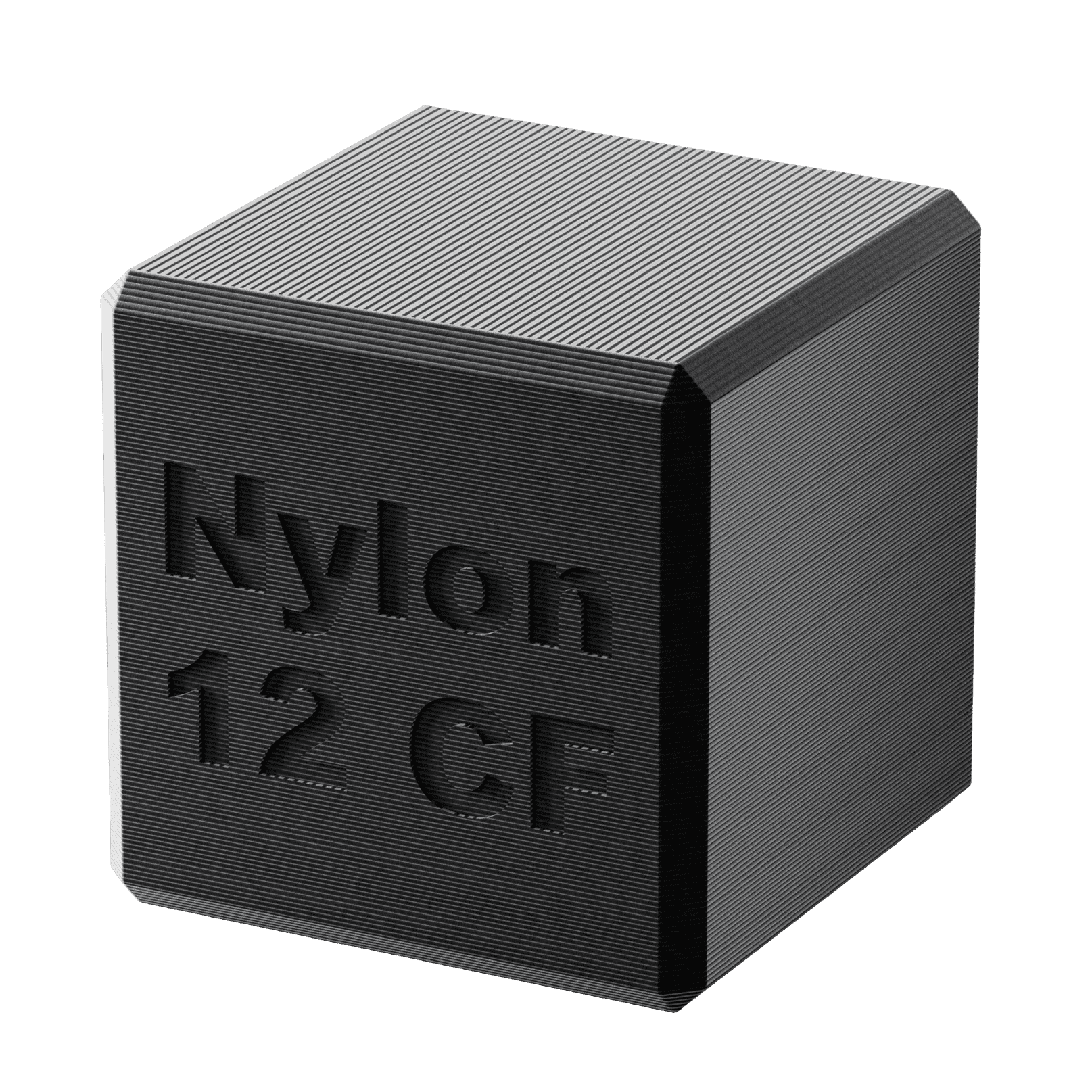 Nylon 12 CF - ukázka materiálu