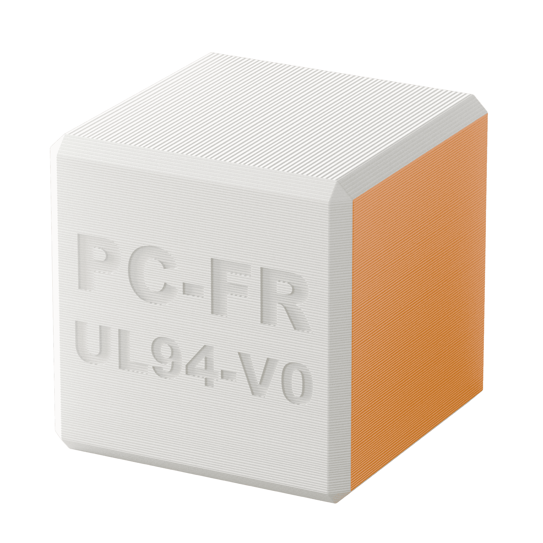 PC-FR nehořlavý polykarbonát - ukázka materiálu