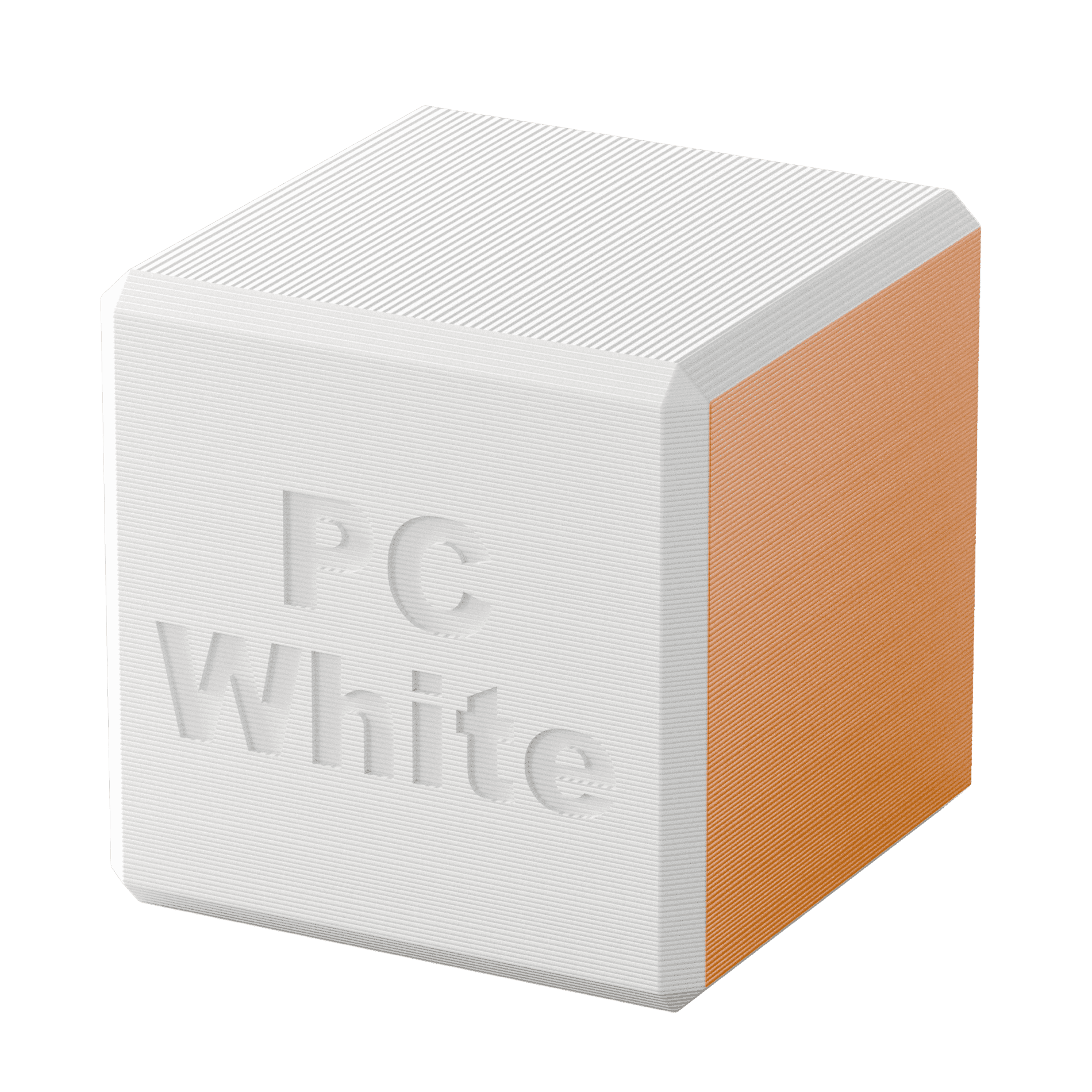 PC (Polykarbonát) - ukázka materiálu