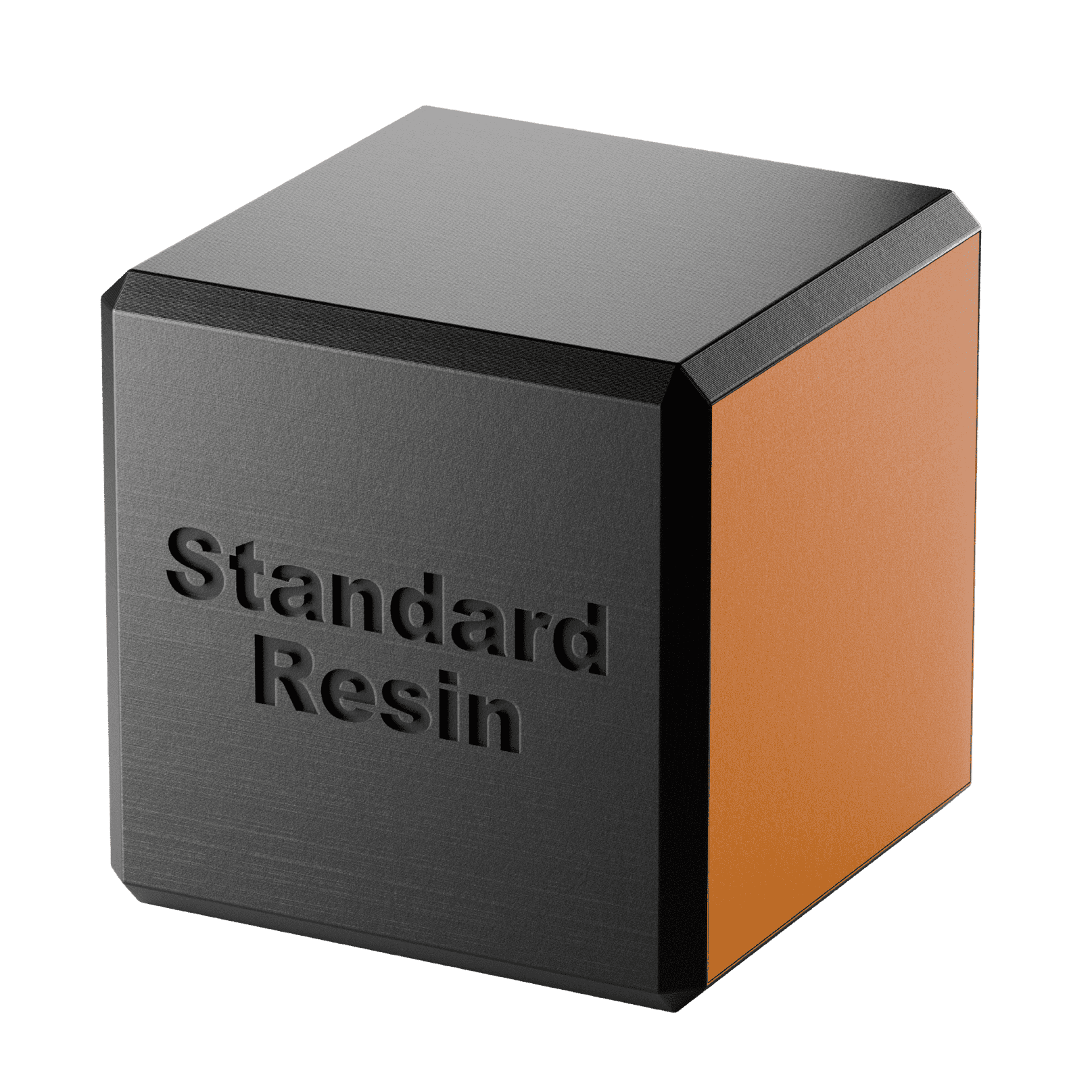 Standardní pryskyřice černá - ukázka materiálu